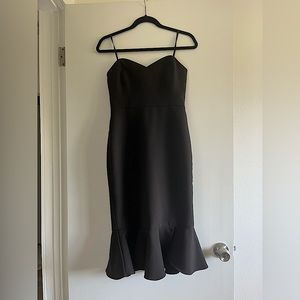 BCBG Formal strapless dress. Black. Size 4.